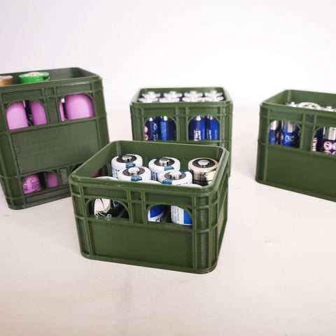 3D-gedruckte Batterie-Kiste