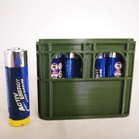 3D-gedruckte Batterie-Kiste
