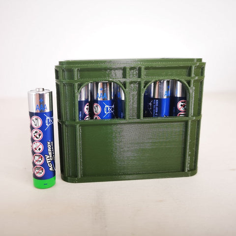 3D-gedruckte Batterie-Kiste