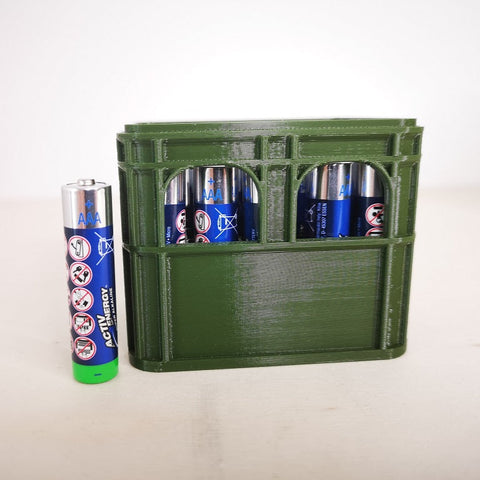 3D-gedruckte Batterie-Kiste