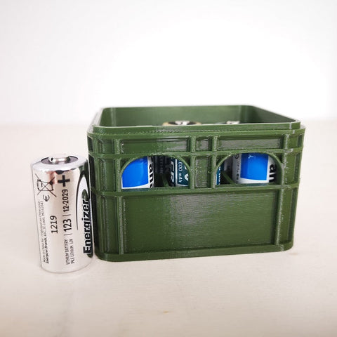 3D-gedruckte Batterie-Kiste