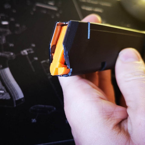 3D-gedruckter Gen4 Zubringer in Orange