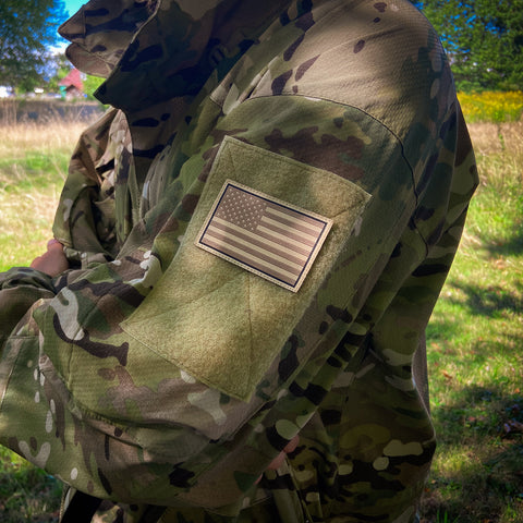 SPARTANAT-Patch US-Flagge FDE