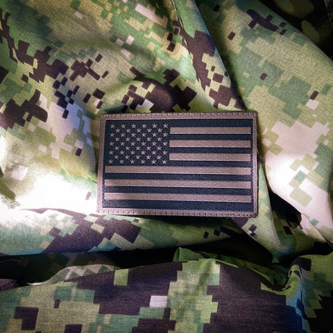 SPARTANAT-Patch Flagge US Tarn