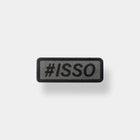 Spartanat Patch mit dem Text is so, mit Klett in den Farben Schwarz und RAL 7013