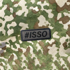 Spartanat Patch mit dem Text is so, mit Klett in den Farben Schwarz und RAL 7013