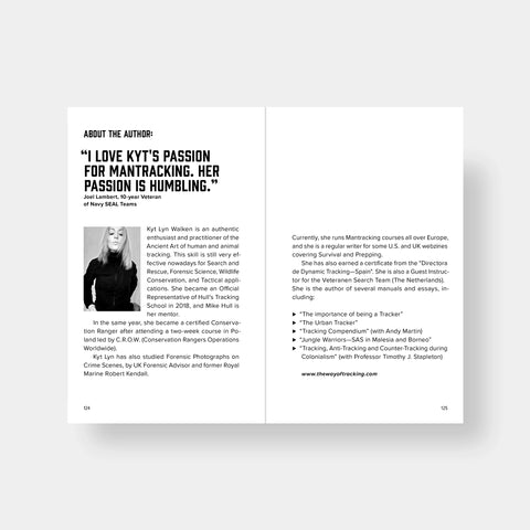 SPARTANAT Black Book 5, The Way Of Tracking – A Manual for the Modern Scout, by Kyt Lyn Walken