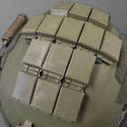 3D gedruckte Kontakt-1 ERA-Patches zum Kletten auf einem Helm