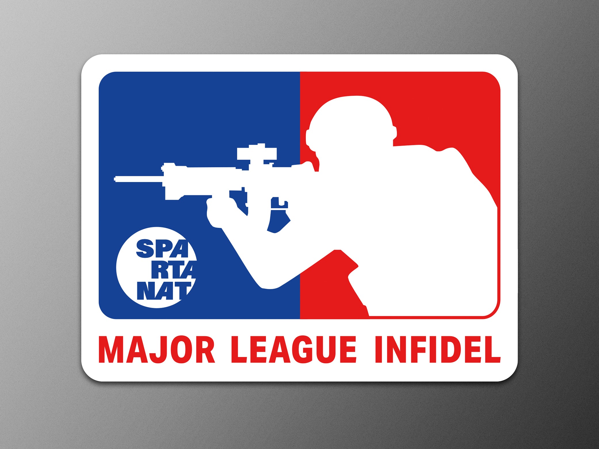 Major League Infidel – der Aufkleber