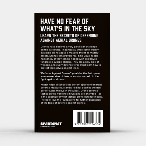 SPARTANAT Black Books english 4 Defense Against Drones Back