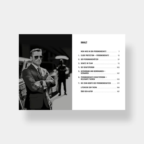 SPARTANAT Black Book 22 Close Protection, von Markus Schimpl, Inhalt