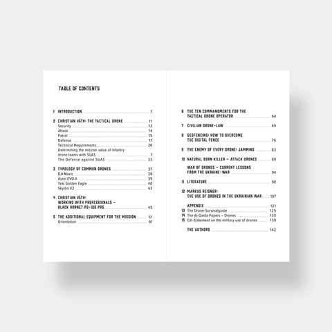 Spartanat Black Book 2 Tactical 
Drone english by Christian Väth and Markus Reisner