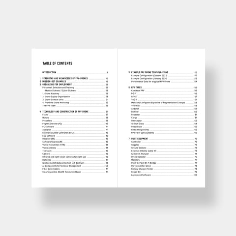 Spartanat Black Book english, 3 FPV –
Drones as Weapons by Martin Rosenkranz