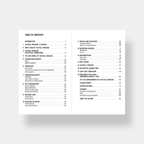 Spartanat Black Book 1 Tactical 
Medicine TCCC english