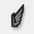 Spartanat-Patch Starshiptrooper mit Klett in Scharz und Silber