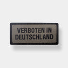 Spartanat Patch mit Text Verboten in Deutschland