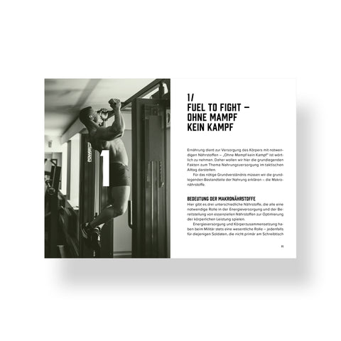 Spartanat Black Book 18 – Tactical Nutrition, Ernährung für Spezial- und Einsatzkräfte, von Daniel Kaptain, Fuel to Fight