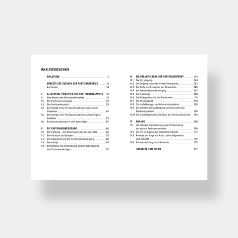 Spartanat Red Book 13 – Der Partisanenkrieg, von Ernesto Che Guevara, inhalt