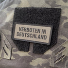 Spartanat Patch mit Text Verboten in Deutschland