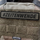 Spartanat Patch mit Text Zeitenwende