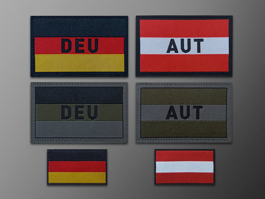 DEU/AUT – die neuen Flaggen-Patches